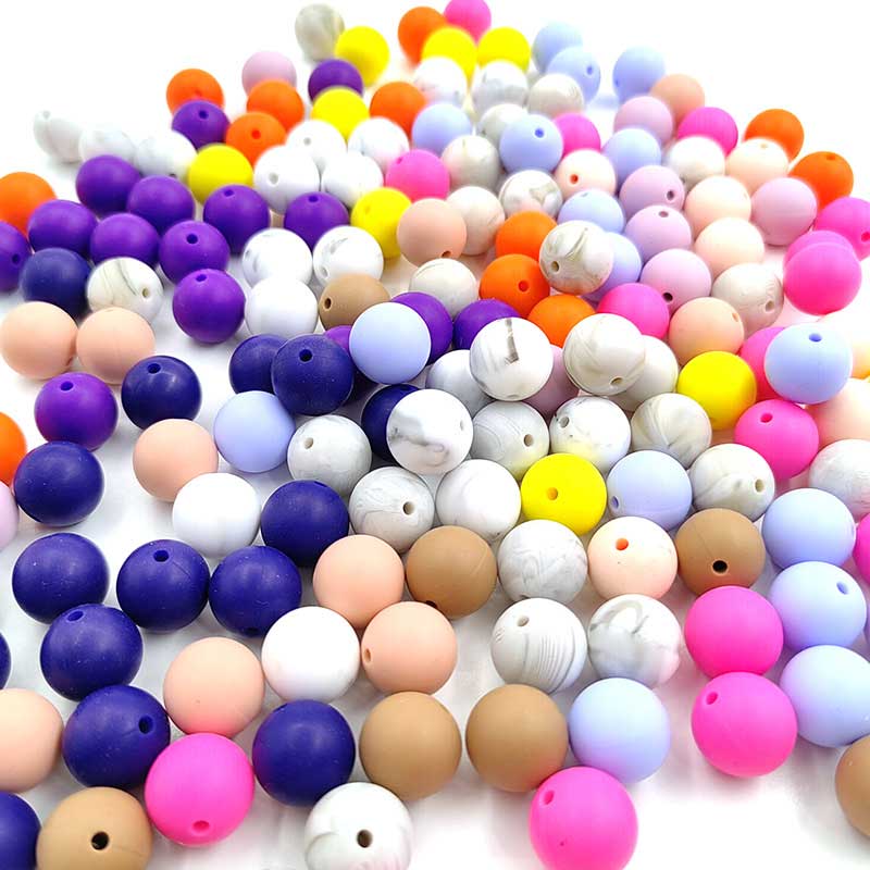 15mm silicone beads